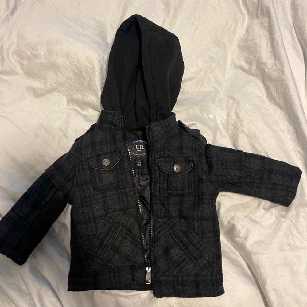 Urban republic boy 12M jacket plaid